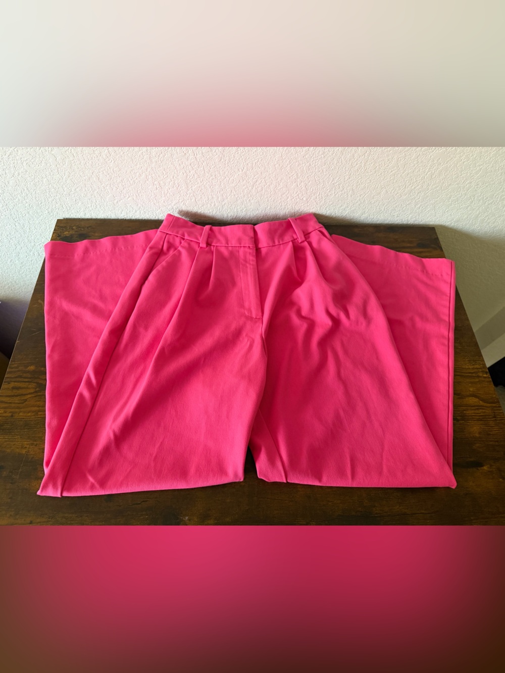 Favorite Daughter The Favorite Pant Pleat Pants in Pink Peacock Size 2 - Picture 2 of 8